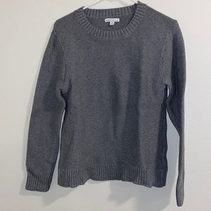 J Crew Thick Grey Sweater